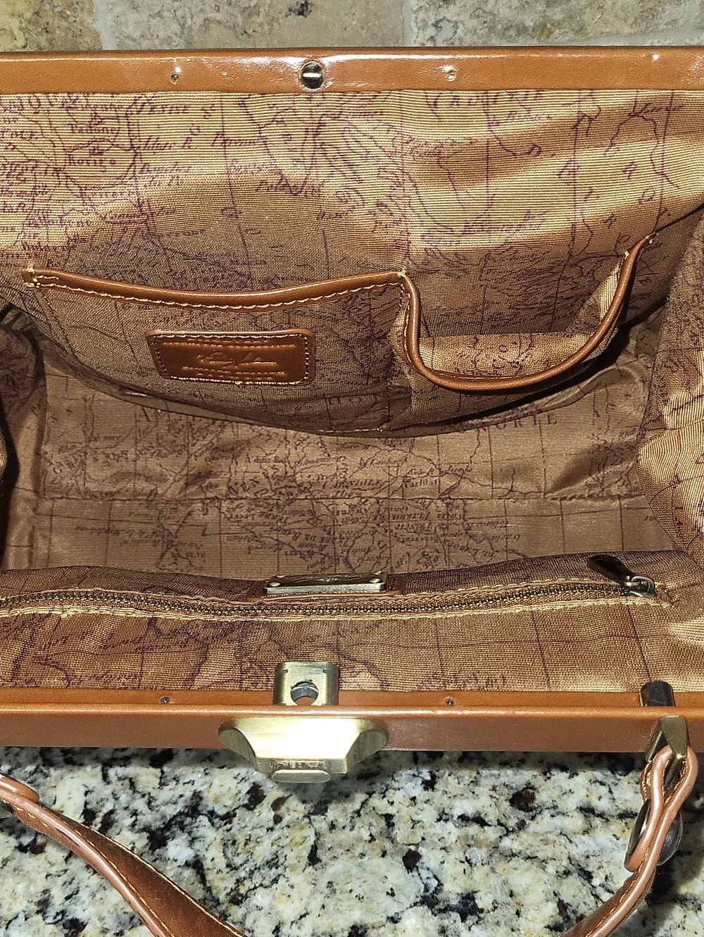Patricia Nash Brianza Discovery Postcard Frame Satchel